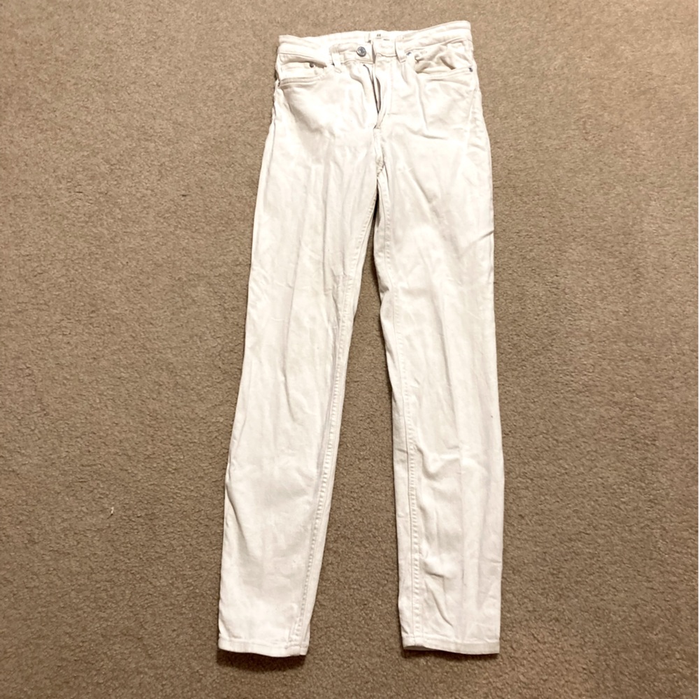 H&M white jeans